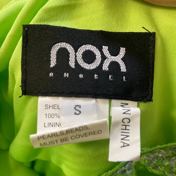 Nox Anabel Lime Green Semi-Formal Dress - Picture 3 of 5